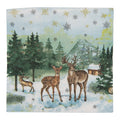 Servetten Papier Set van 20 33x33 cm Groen Papier
