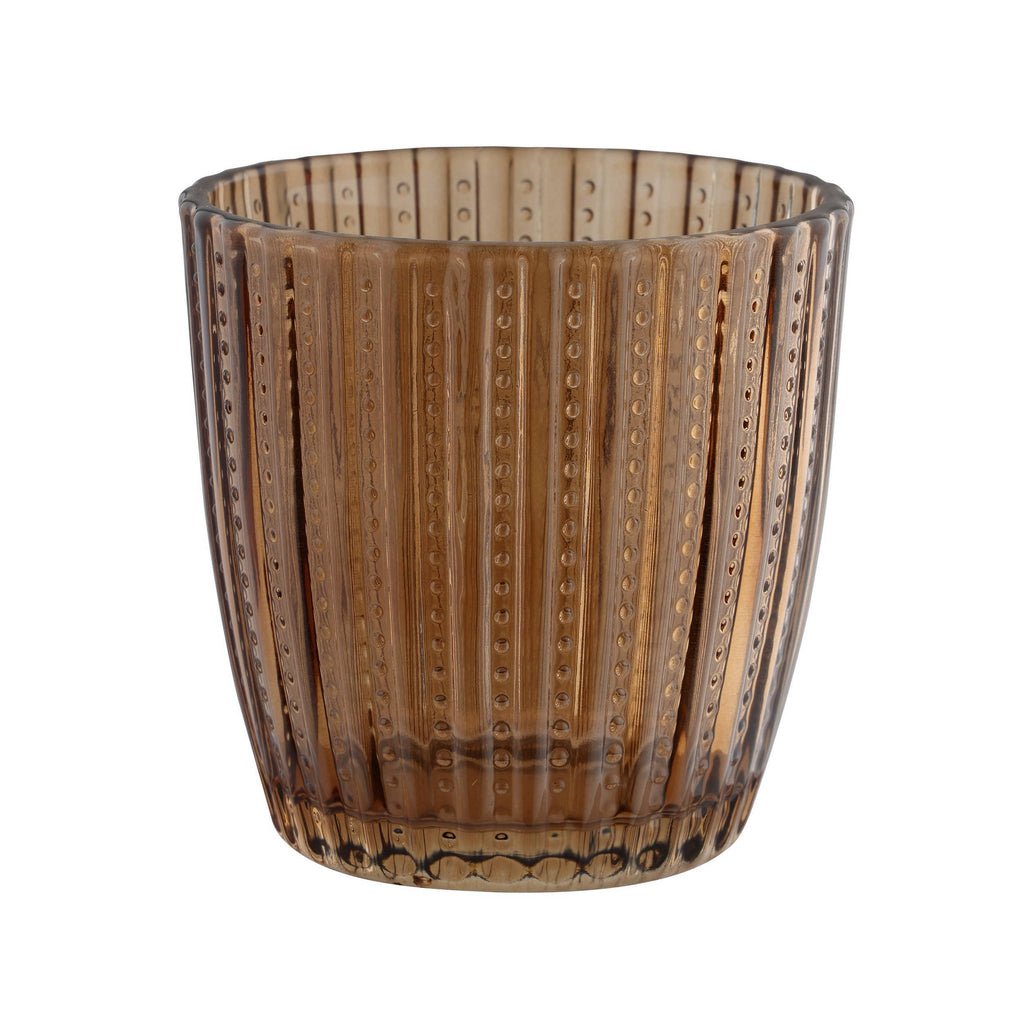 Windlicht Bezamby Bruin 7x7 cm