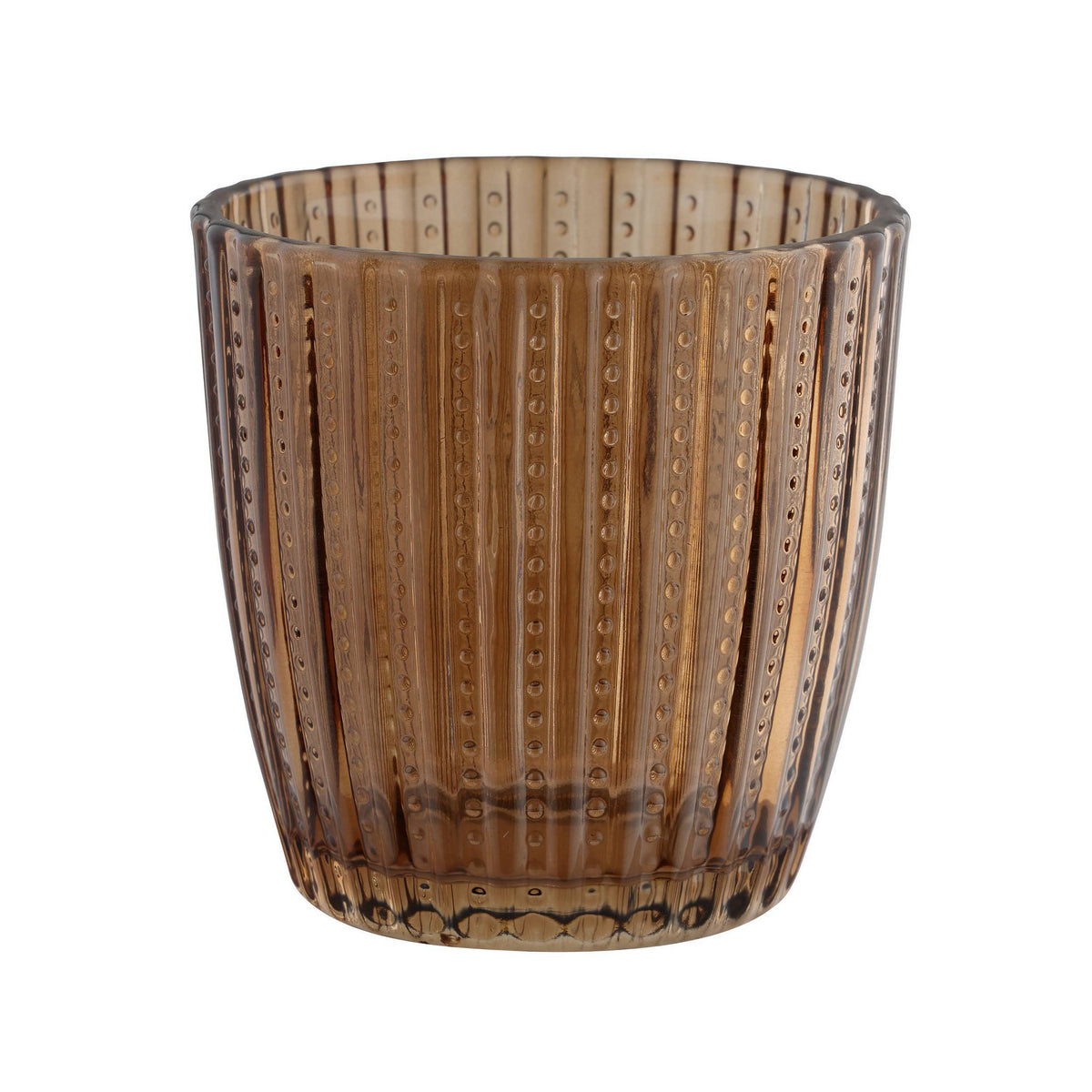 Windlicht Bezamby Bruin 7x7 cm