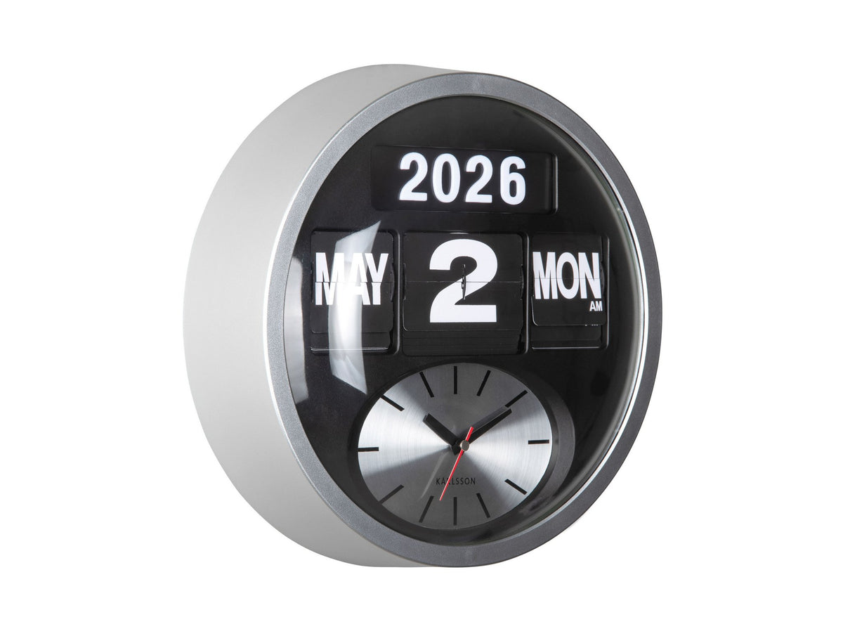 Wandklok Ronde Flip