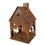 Decoratie Beeld 17x17x28 cm Bruin Metaal