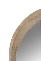 J-Line spiegel Onregelmatig - hout - small - Ø 64 cm
