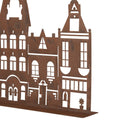 Decoratie Beeld Huis 29x5x21 cm Bruin Metaal