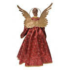 Kerstdecoratie Beld Engel 40 cm Rood Textiel