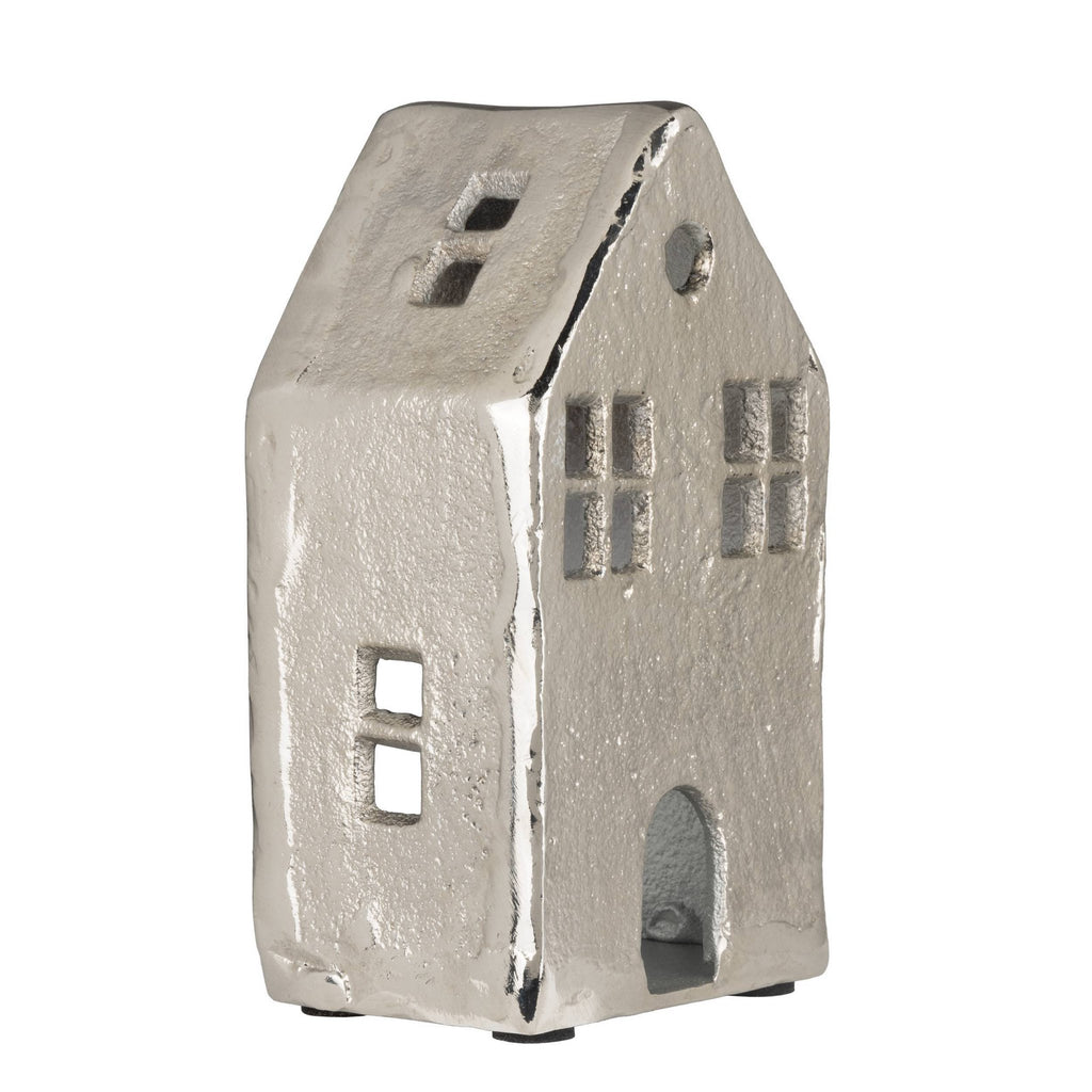 T-lichthouder Belderr Nikkel 8x14cm