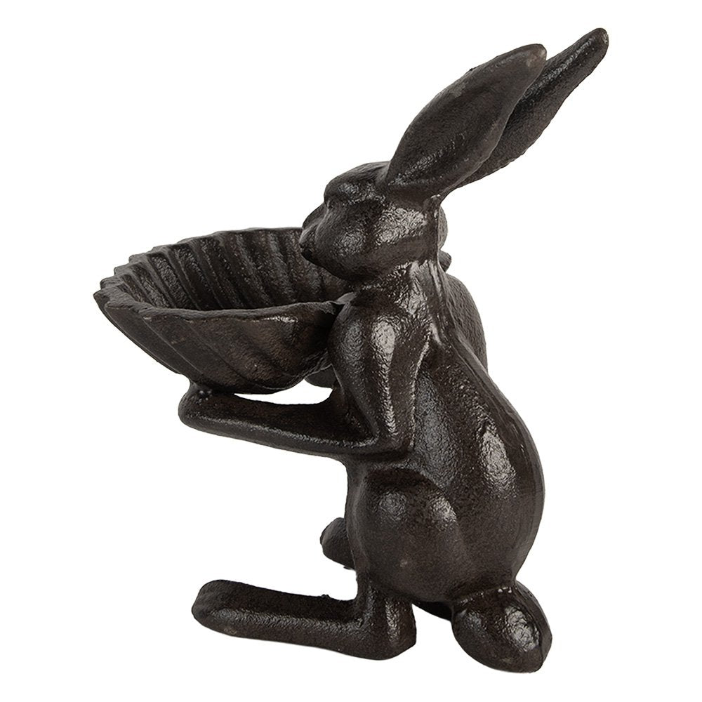 Vogelvoederbak 16x13x17 cm Bruin Metaal