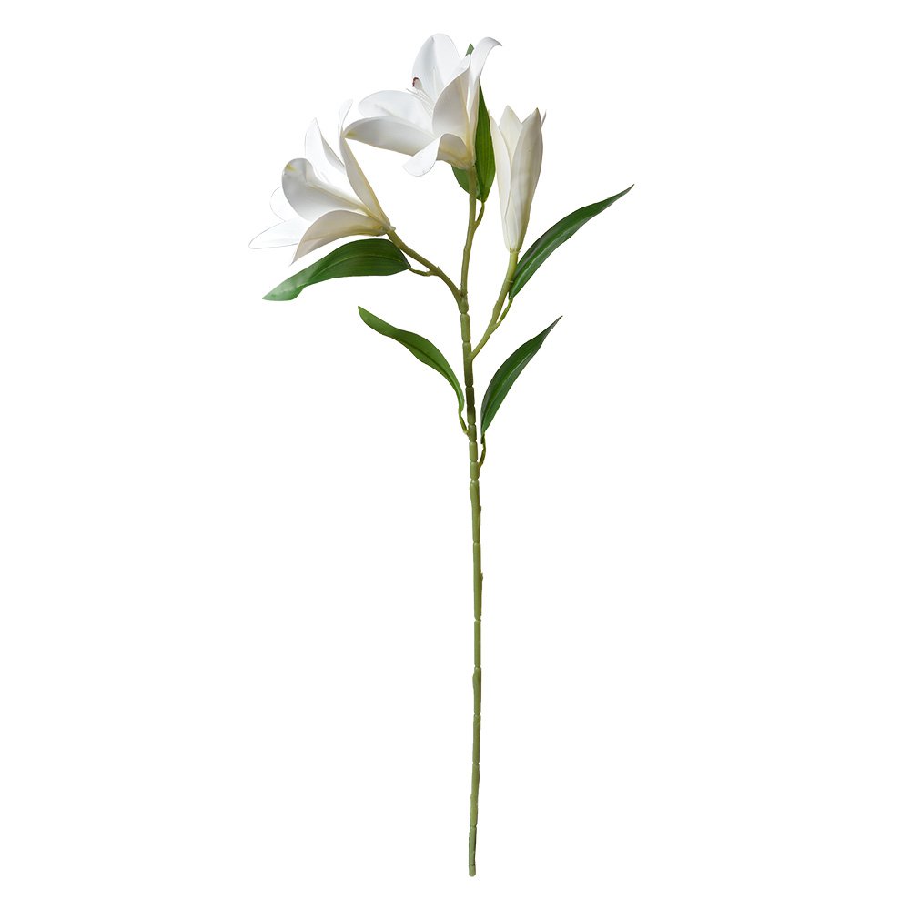 Kunstbloem 71 cm Wit Kunststof
