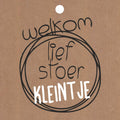 Cadeau kaartjes - Welkom Lief stoer kleintje-20 stuks