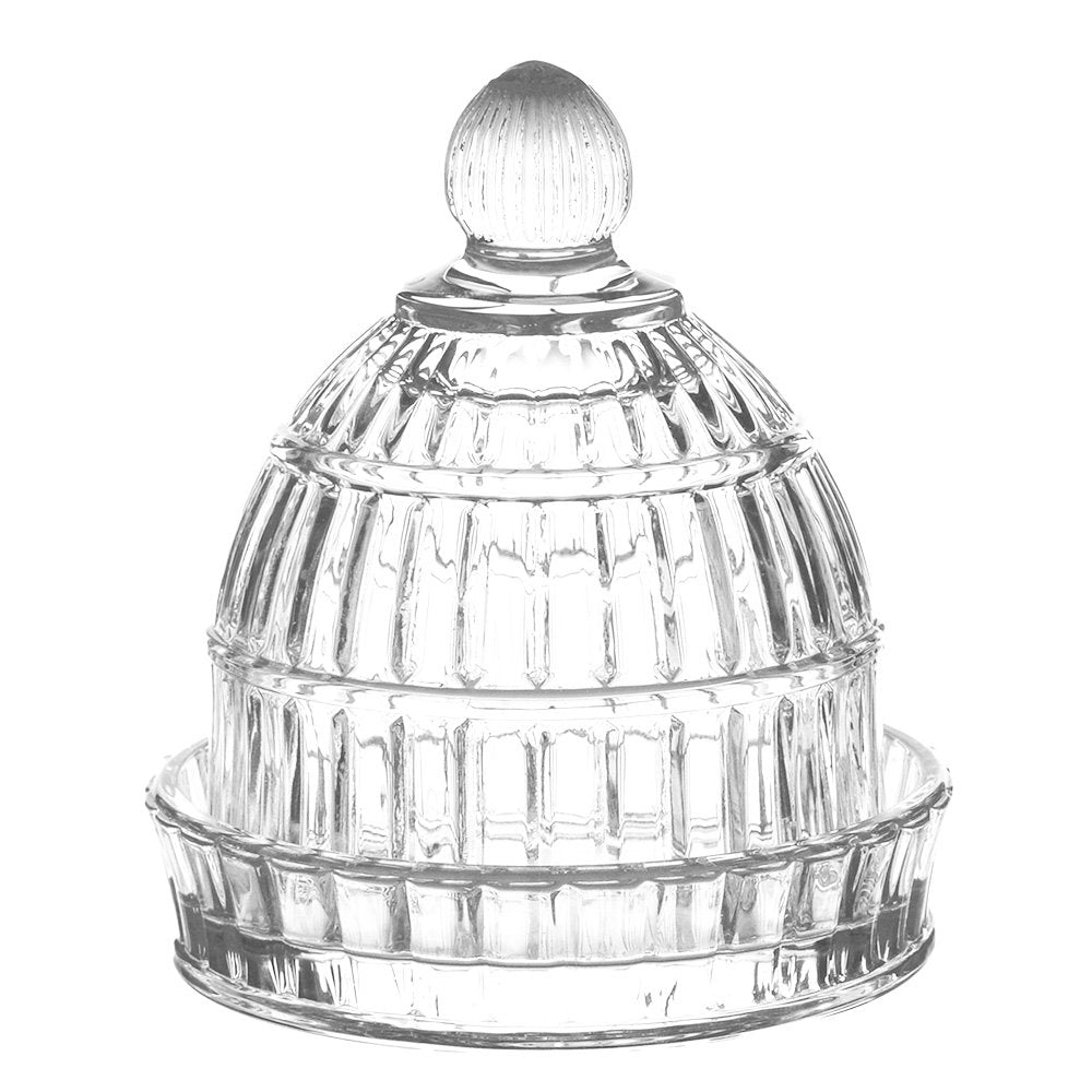 Stolp Ø 9x10 cm Transparant Glas Glazen Stolp