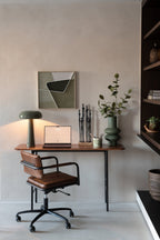 J-Line Bureaustoel - leer - bruin