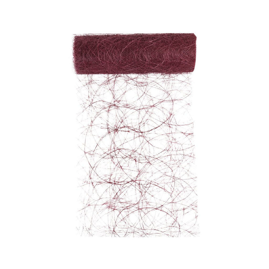 Decoweb Tafelband bordo 30cmx25mtr