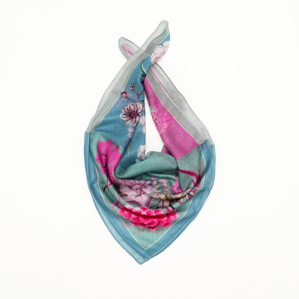 Sjaal | Modal Silk Blush-lagune
