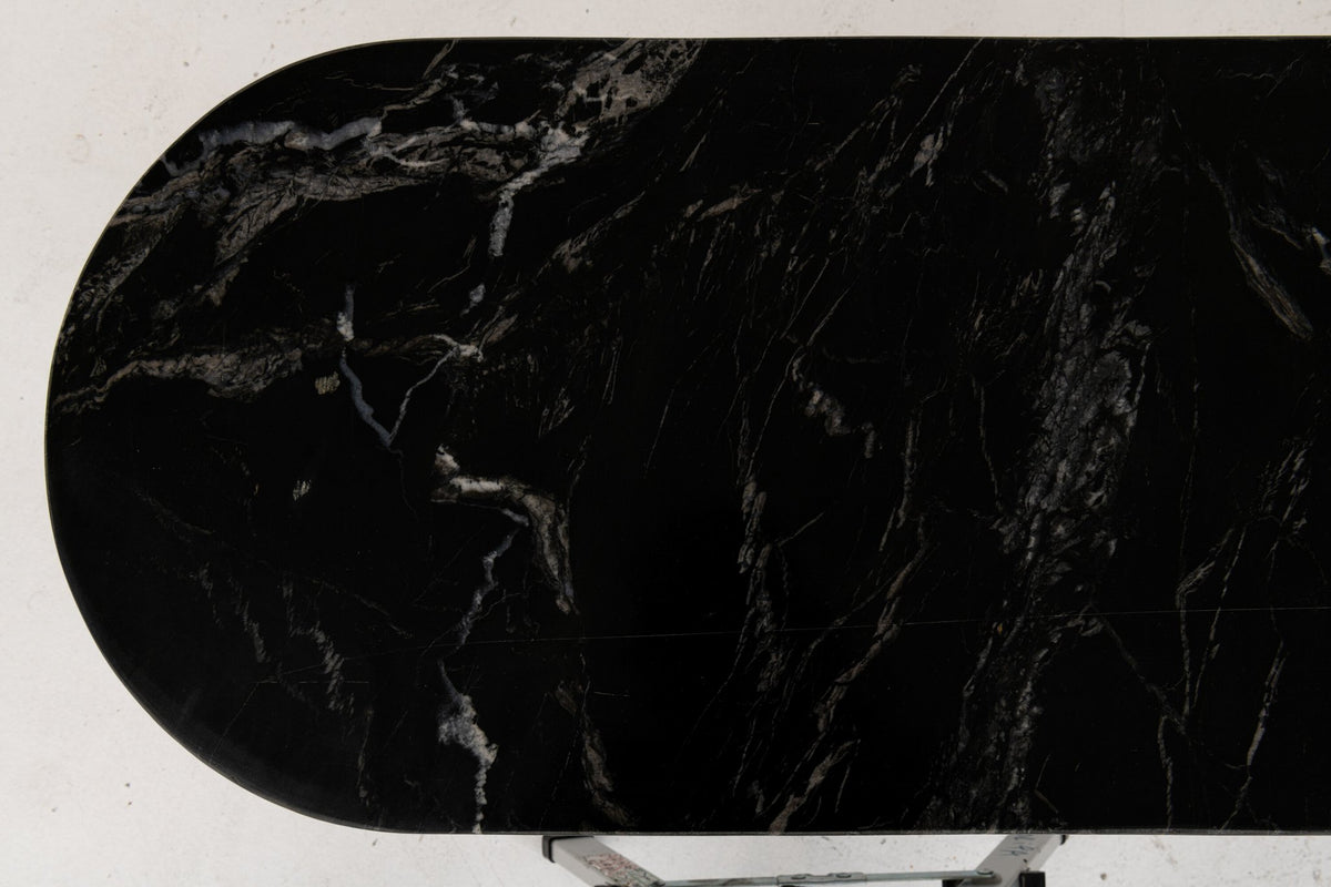 J-Line console Mathilder Marmer - steen - zwart