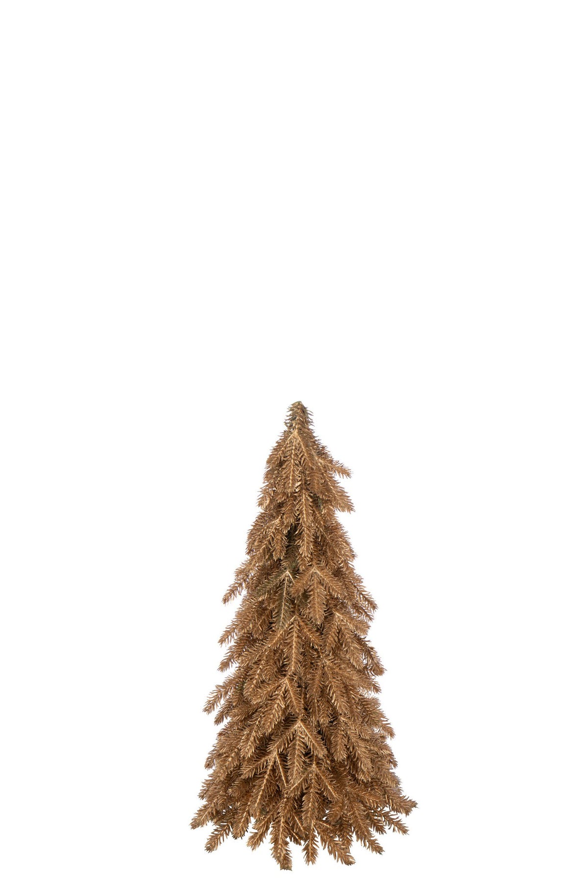 J-Line kerstboom - kunststof - goud - S