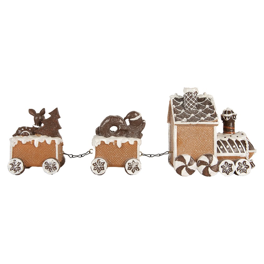 Kerstdecoratie Kerstboom 33x10x15 cm Bruin Kunststof