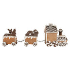 Kerstdecoratie Kerstboom 33x10x15 cm Bruin Kunststof