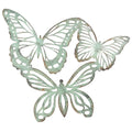 Wanddecoratie Vlinder 53x45 cm Groen IJzer Muurdecoratie