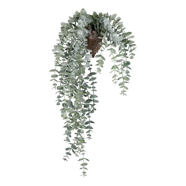 Kunsthanger Eucalytus 65cm grijs/groen