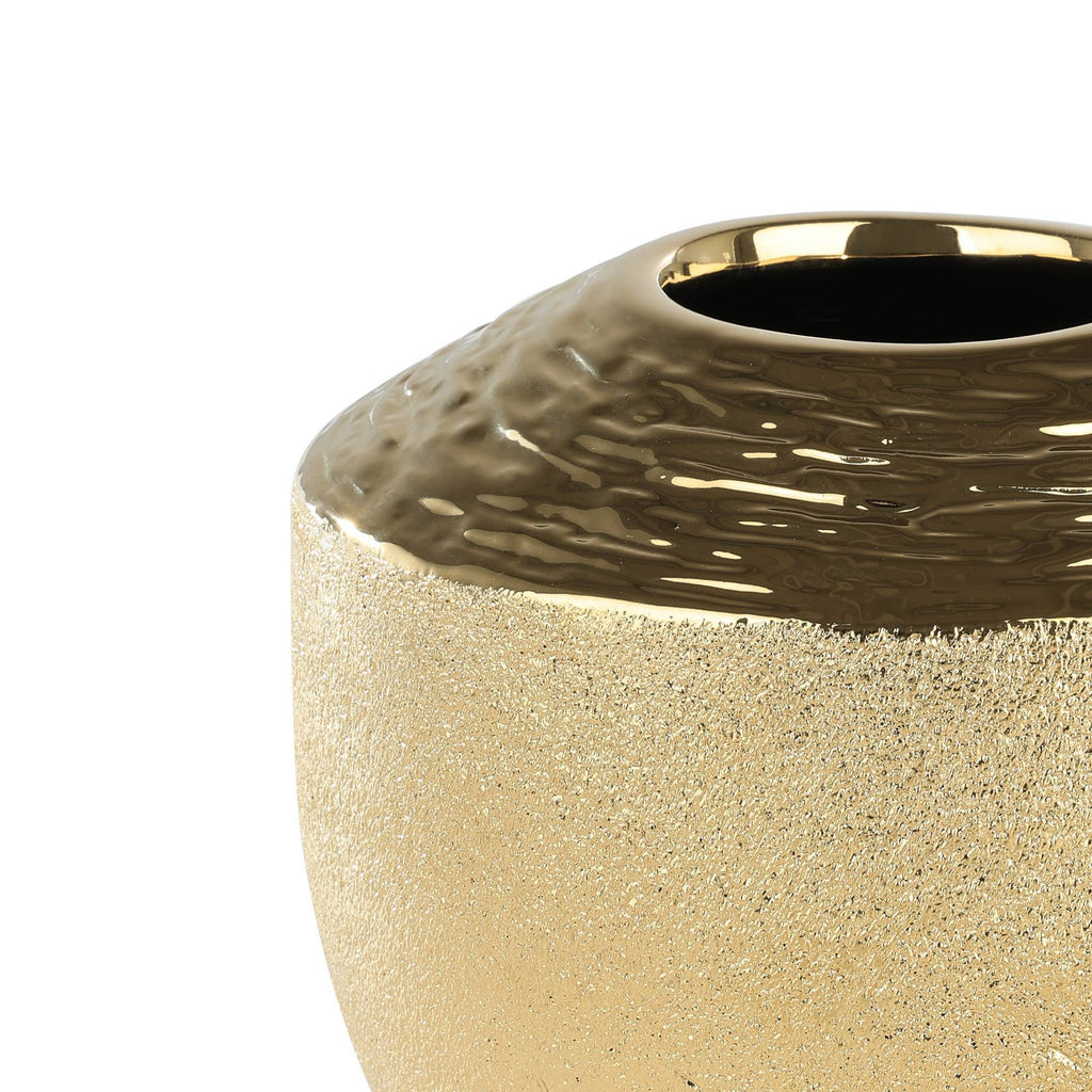 Vaas Aramberri Goud 19x17 cm