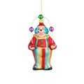 Ornament circus clown l7,5xb5,5xh13