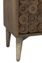 J-Line Buffet 4 Deuren Mangohout/Mdf Bruin