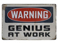 Genius Retro Wandbord 20x30