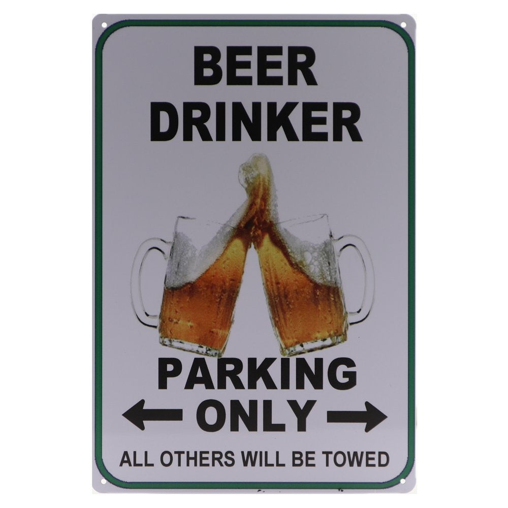 Bierdrinker Retro Wandbord 30x20