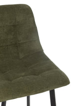 J-Line Barstoel Kent Metaal/Polyester Groen