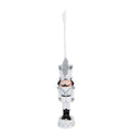 Beeld Notenkraker 13 cm Wit Kunststof Kerstdecoratie