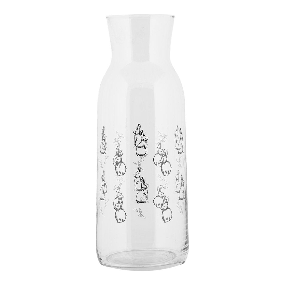 Karaf 1000 ml Transparant Glas Konijnen