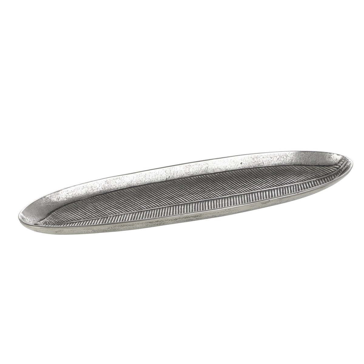 Schaal Forleyet Nikkel 54x16,5x3cm