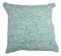 Cushion Double Knit 45x45 l.aqua/off white