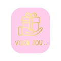 Etiketten – Voor jou. . - Roze – 250 Stuks