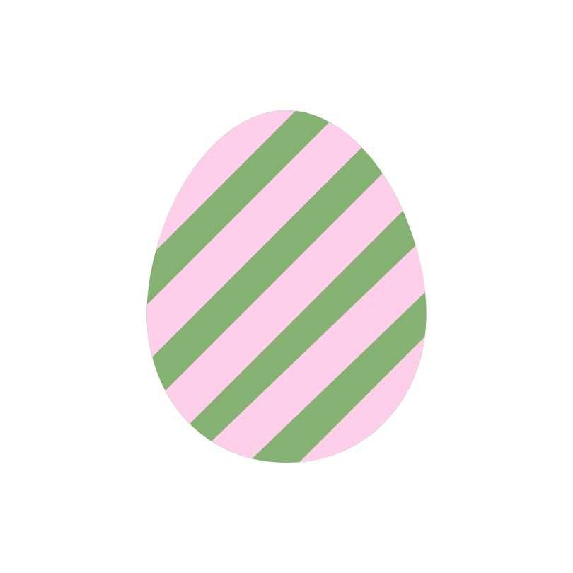 Etiketten - Paasei - Roze & Groen - 250 Stuks