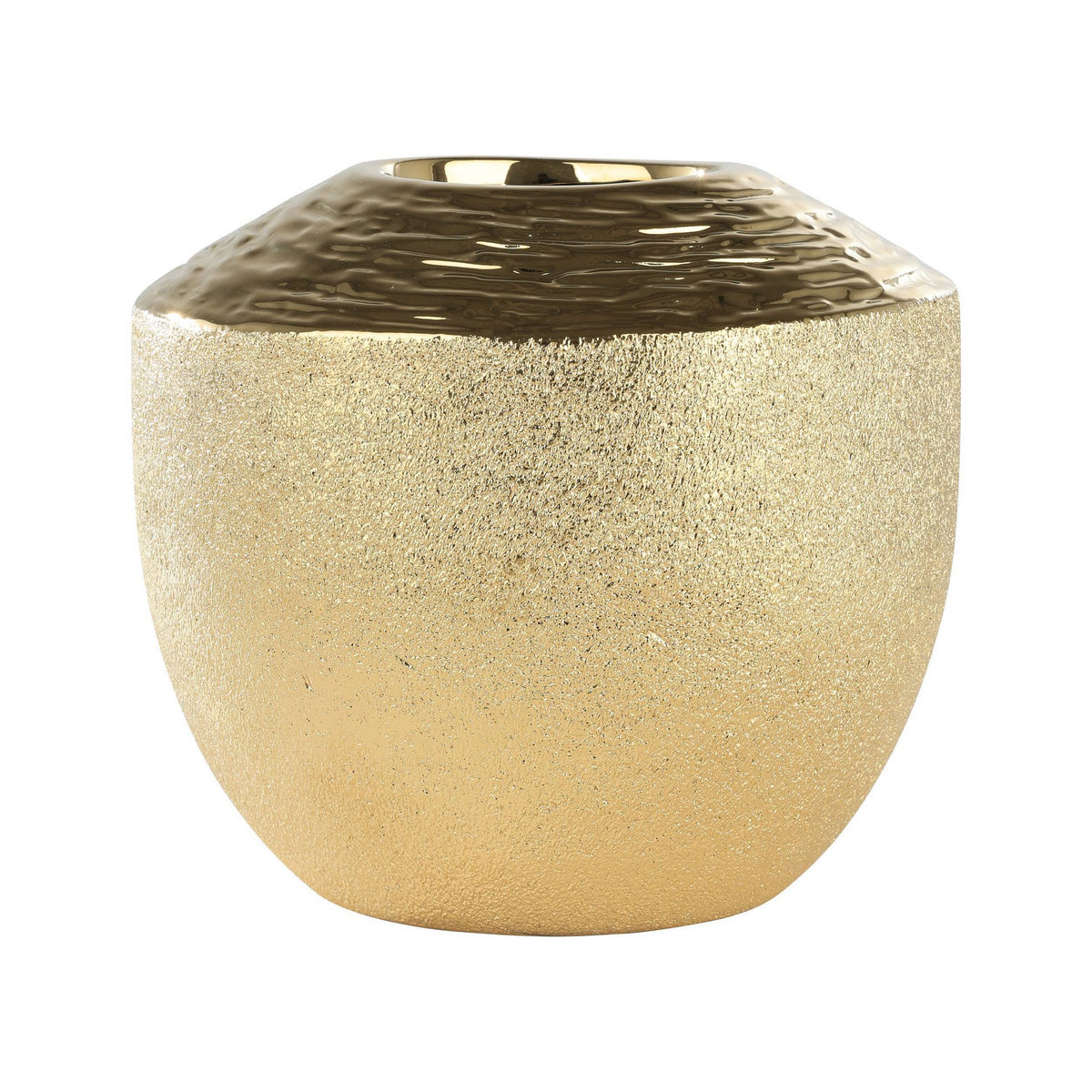 Vaas Aramberri Goud 19x17 cm