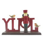 Beeld Notenkraker 18 cm Rood Kunststof Kerstdecoratie