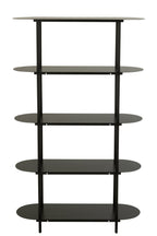 J-Line rek Ovaal - ijzer - zwart