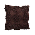 Kussen Rozen kralen 45x45 bruin