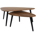 Salontafel Jamal - Mangohout - Set van 2