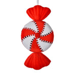 Kersthanger 13x5x25 cm Rood Wit Synthetisch