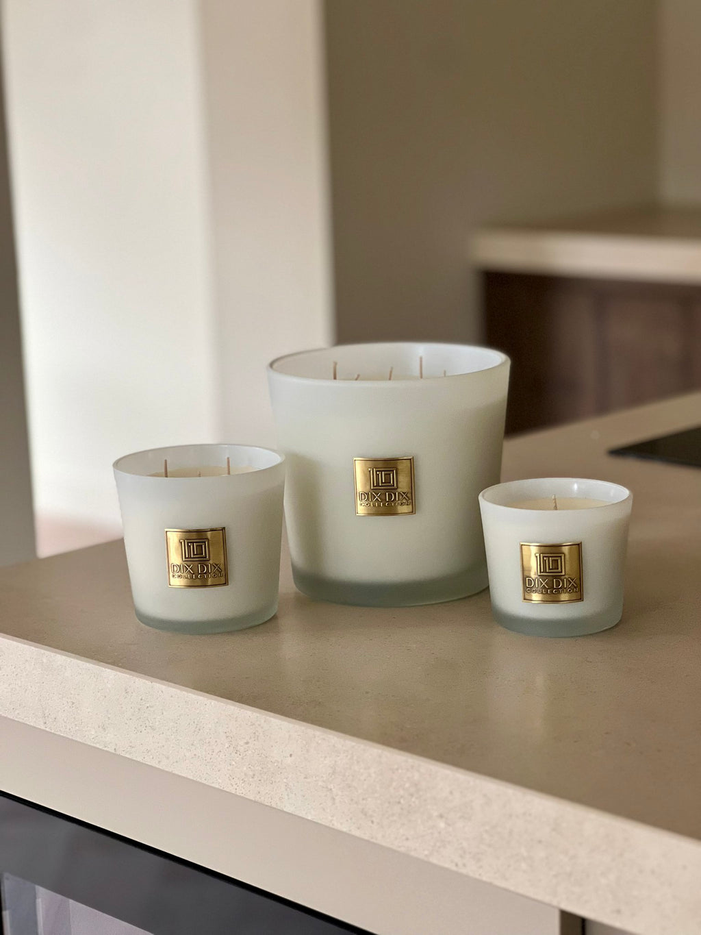 Luxe en duurzame geurkaars Calme - Wit - S