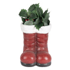 Kerstdecoratie Beeld Schoenen 22x22x23 cm Rood Terracotta