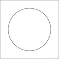Blanco etiketten - Rond 35mm - wit