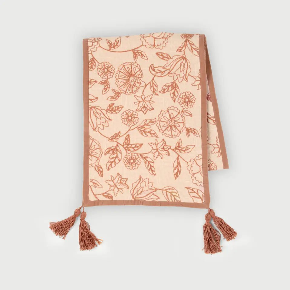 Tafelloper | Rosabelle Chintz Spice tafelloper van Sanctuary Living
