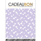 Cadeaubonnen Solo Hearts lila – 25 stuks