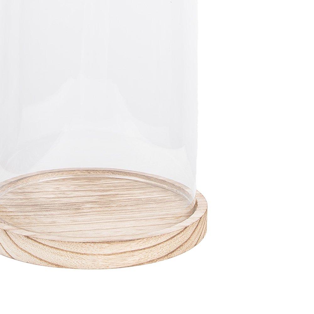 Stolp Ø 18x28 cm Glas Glazen Stolp