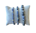 Dames armbanden van Sodaliet in 3 verschillende varianten