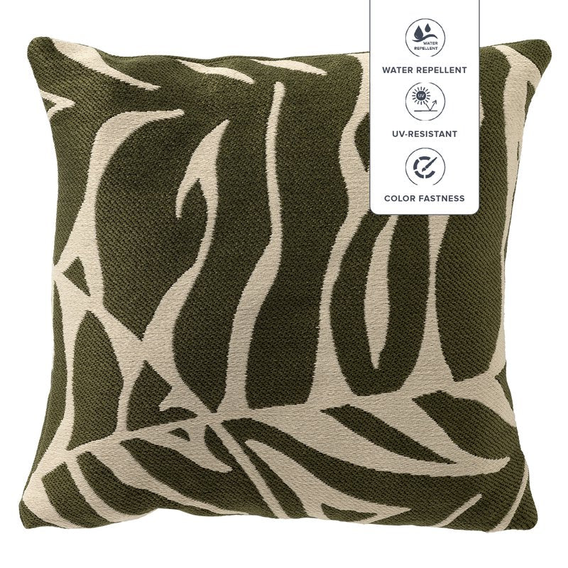 Dutch Decor Eden - Outdoor Cushion 45x45 cm - Mayfly - Green