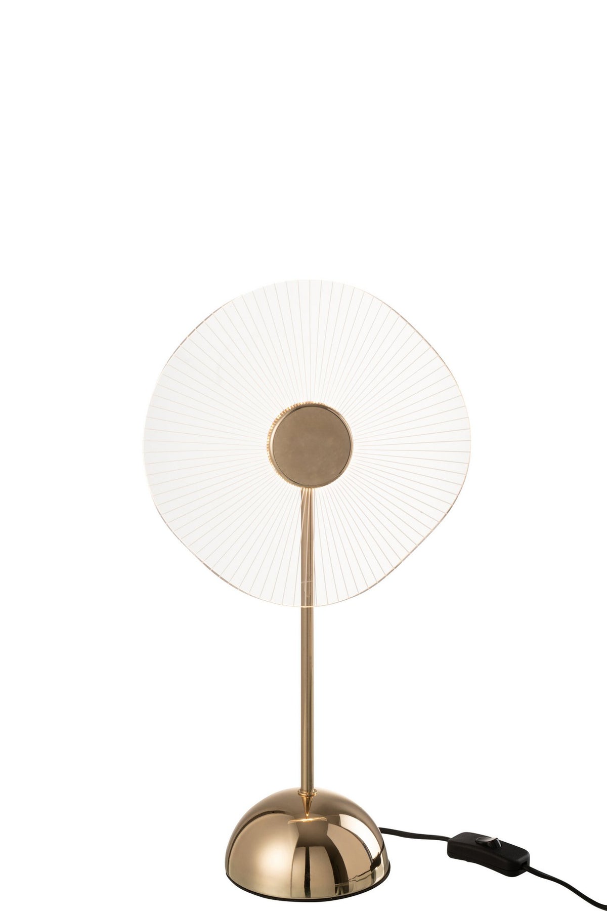 J-Line Tafellamp Led Bloem Metaal/Plastiek Goud Small