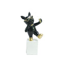 Polyhars bulldog zwart